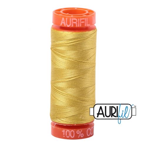 Aurifil Cotton Mako 50 kleur 5015 Yellow 200 meter
