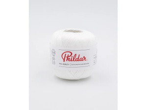 Phildar phil Perle 5 kleur 205 Blanc
