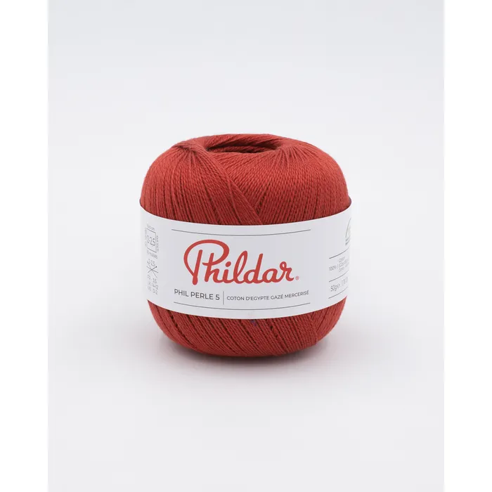 Phildar phil Perle 5 kleur 202 Acajou Phildar phil Perle 5 kleur 202 Acajou
