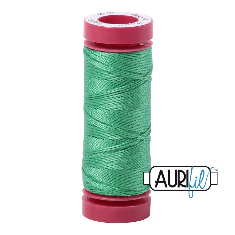 Aurifill Cotton Mako 12 kleur 2860 Light Emerald 50 meter