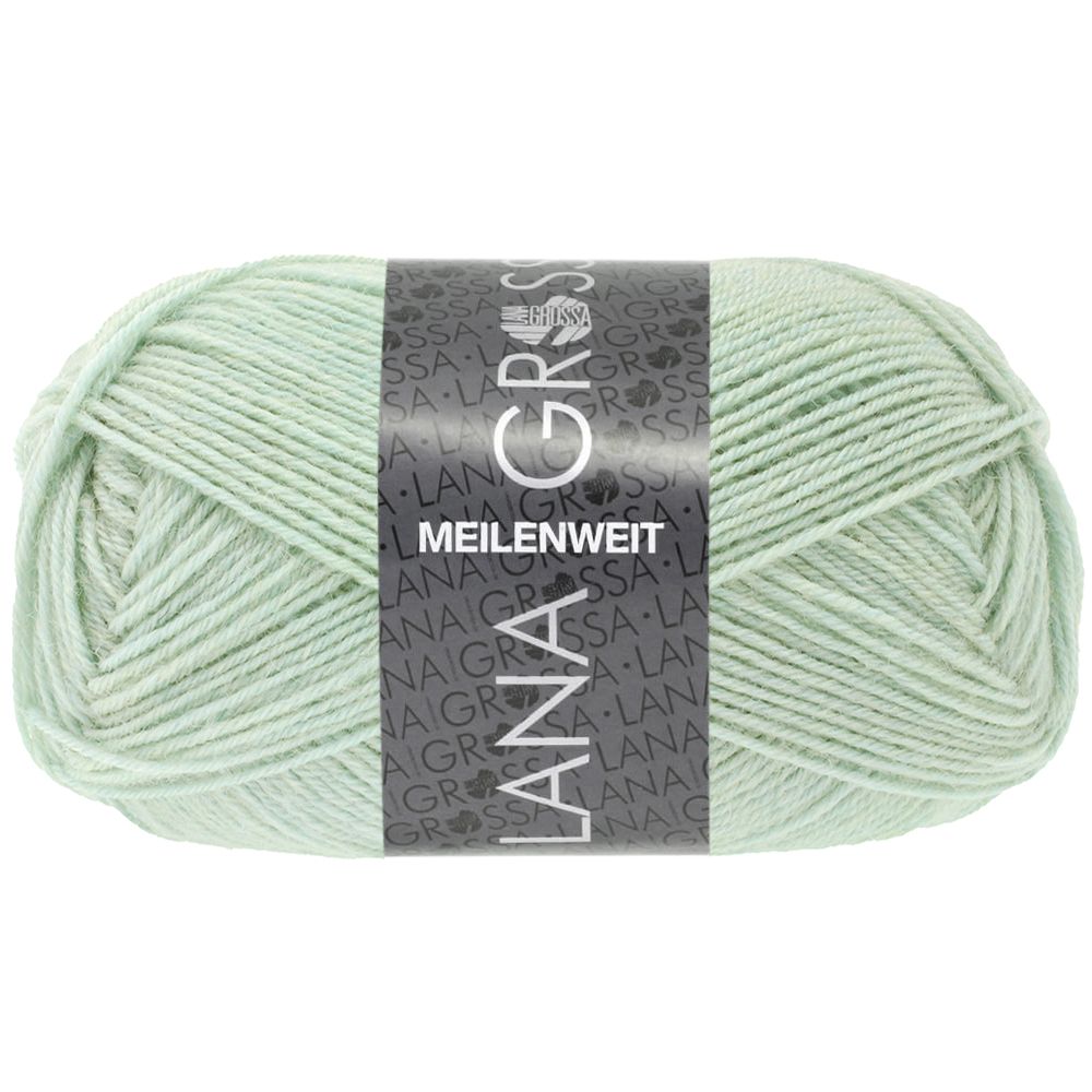 Lana Grossa Meilenweit 50 gram kleur Mint 1401