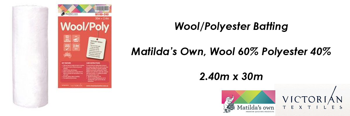 Mathilda's Own Tussenvulling Wool/Poly 240 cm breed