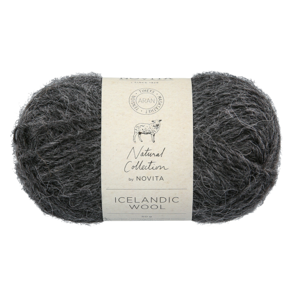 Novita Icelandic Wool kleur 044 Graphite