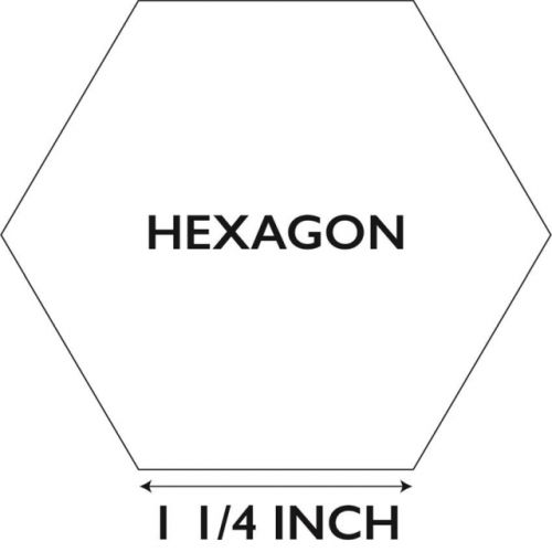 Hexagon 1 1/4 inch 100 stuks