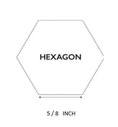Hexagon 5/8 inch 100 stuks