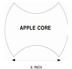 Apple Core 4 inch 100 stuks