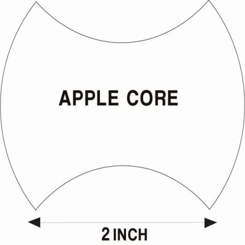 Apple Core 2 inch 100 stuks