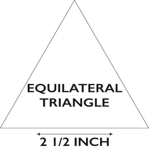 Equilateral Triangle 2 1/2 inch 100 stuks