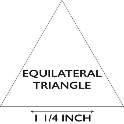 Equilateral Triangle 1 1/4 inch 100 stuks