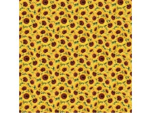 Quiltstof coupon 50 x 55 cm Northcott Autumn Afternoon Yellow NC-24709-53