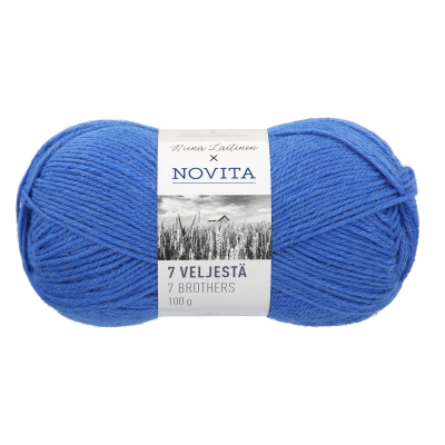 Novita 7 Veljestä 7 Brothers kleur 136 Lobelia