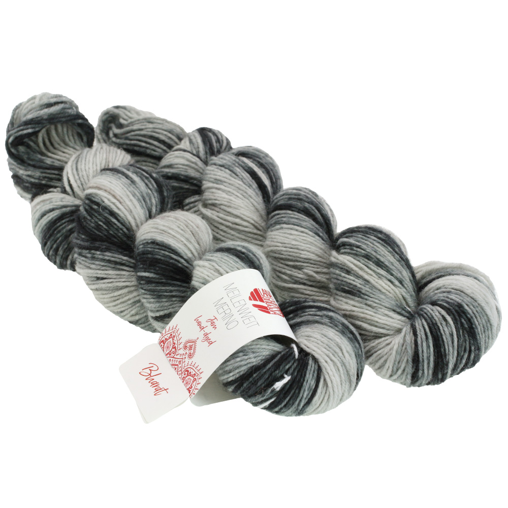 Lana Grossa Meilenweit Merino hand-dyed Jam 2x 50 gram kleur 1008 Bharat