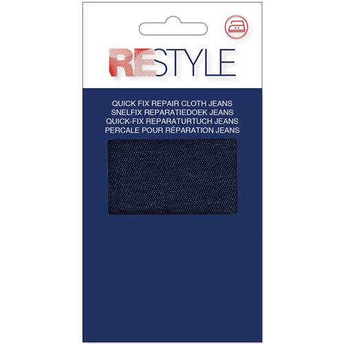 Restyle Snelfix reparatiedoek jeans 11x36 kleur 211 Blauw/D.Grijs