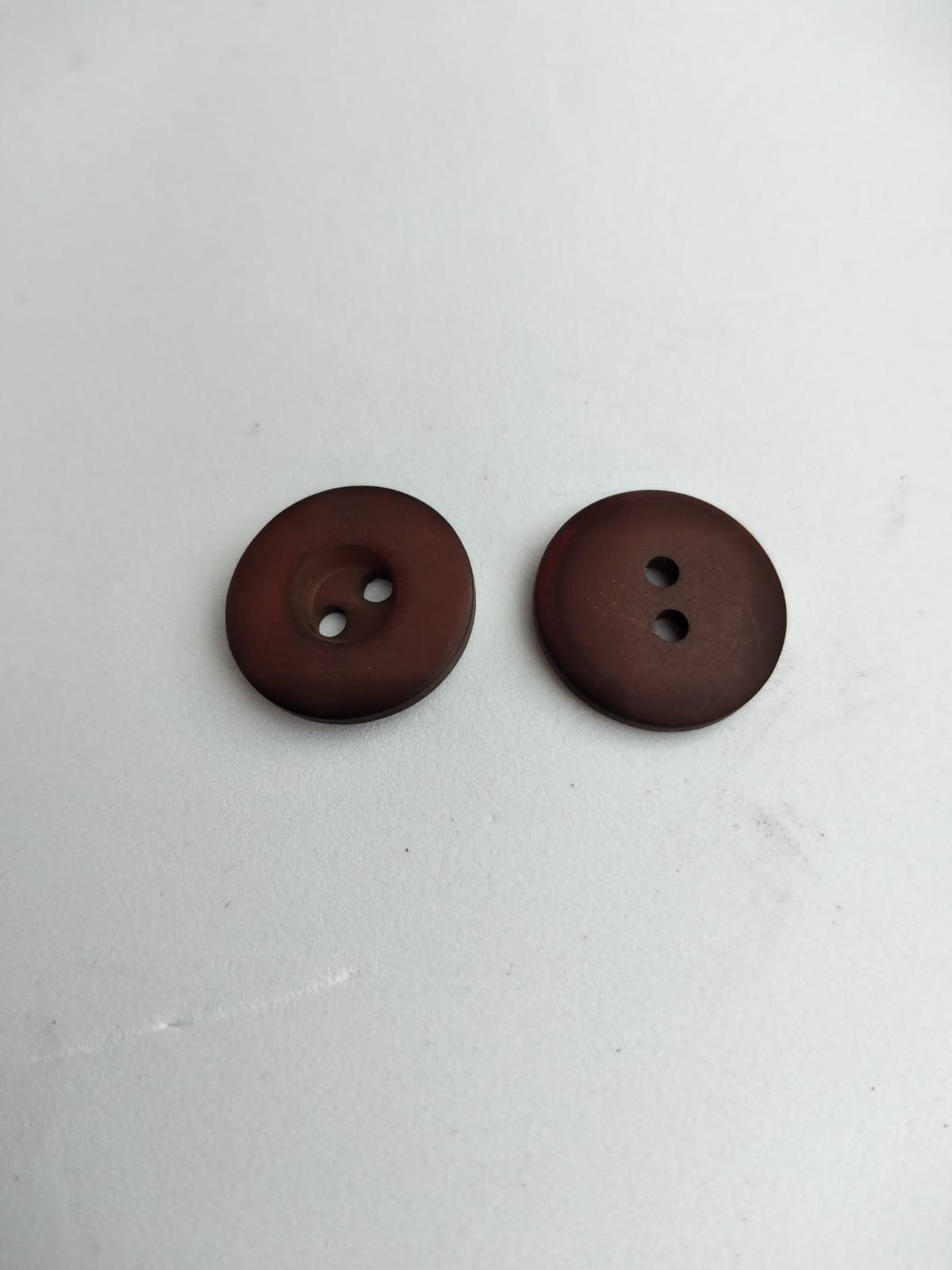 Knoop kunststof 15 mm cognac/bruin