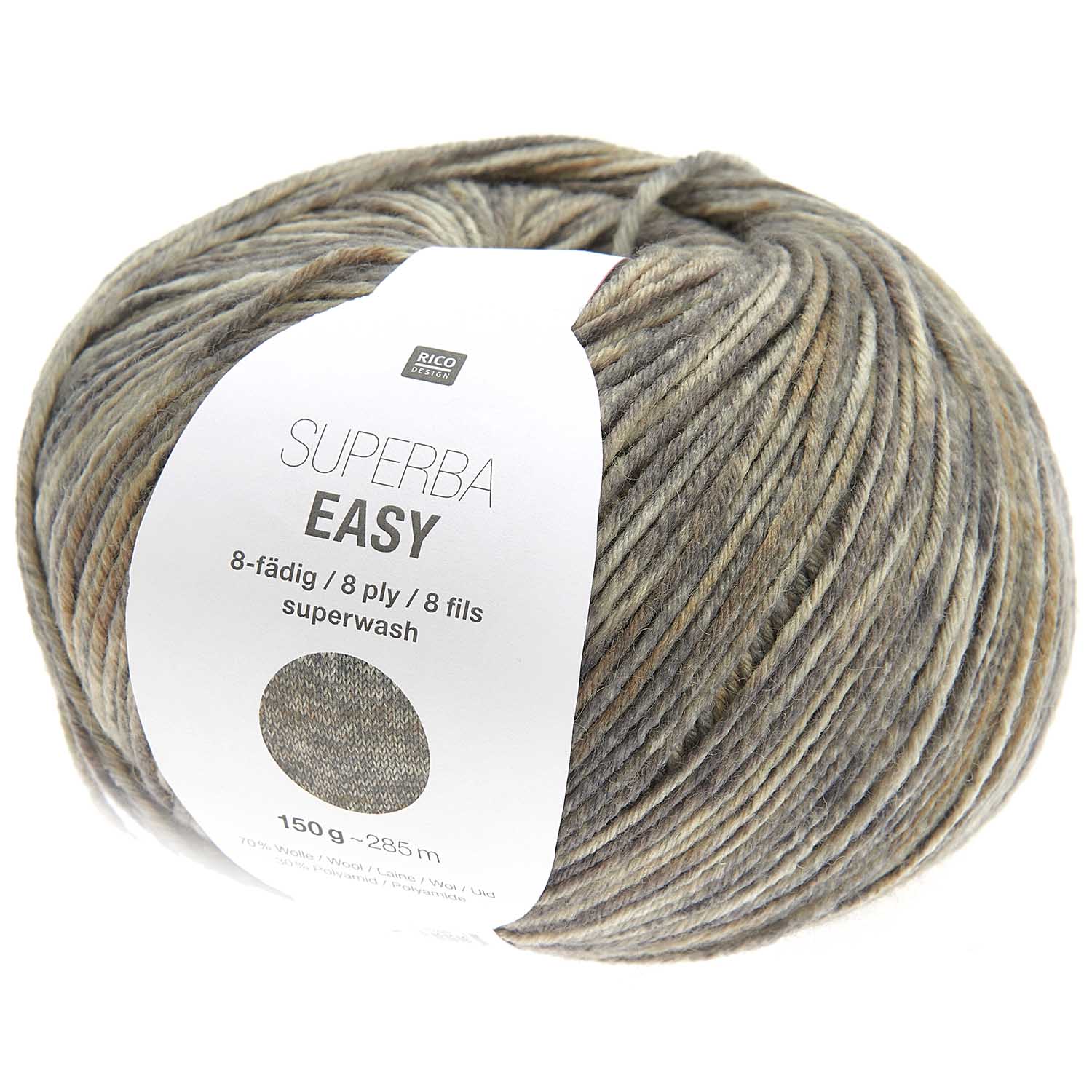 Rico Superba Easy 8 draads Superwash kleur 1