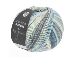 Lana Grossa Cool Wool 4 Socks by Tanja Steinbach kleur 7751