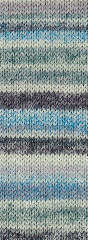 Lana Grossa Cool Wool 4 Socks by Tanja Steinbachkleur 7751 Sokkengaren