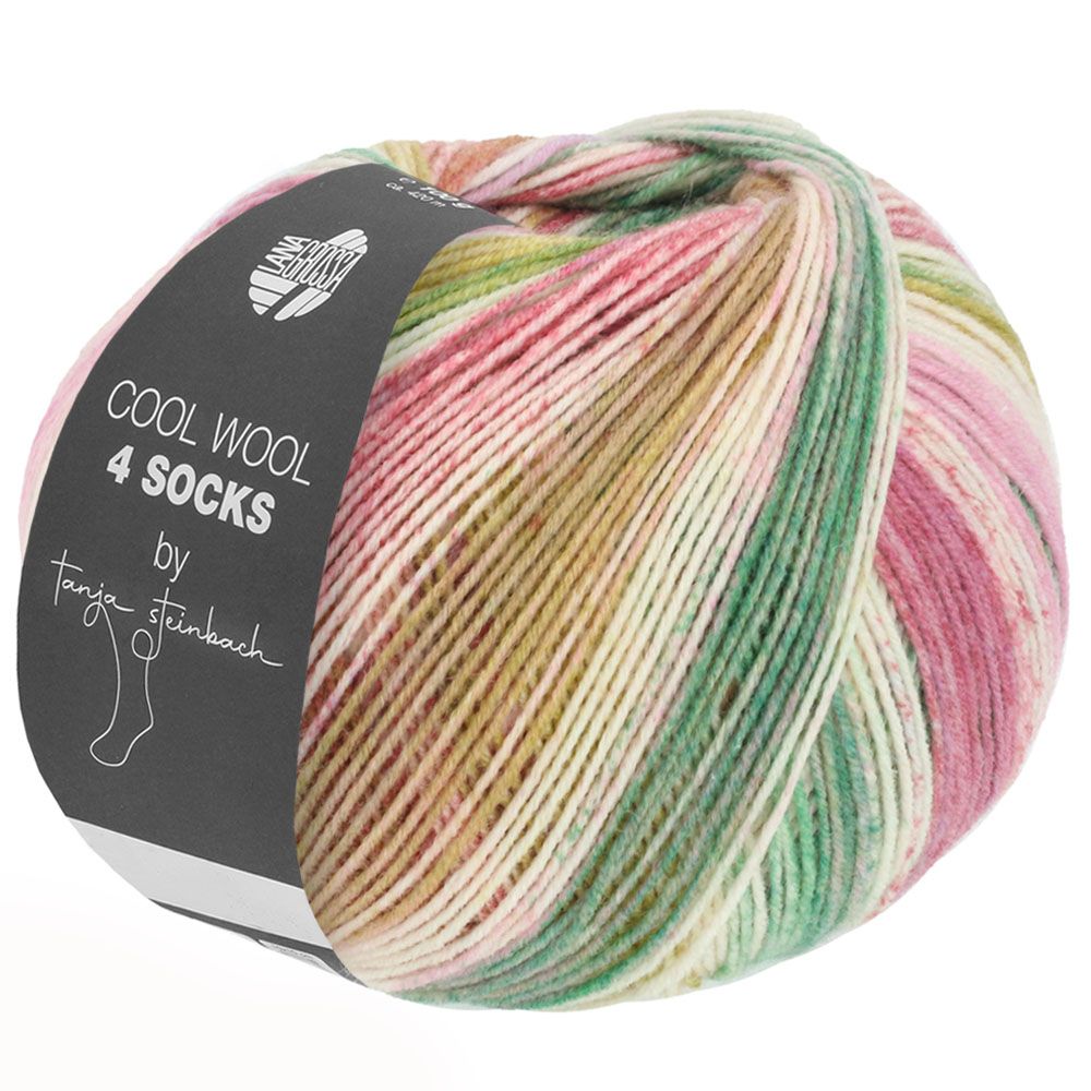 Lana Grossa Cool Wool 4 Socks by Tanja Steinbach kleur 7752