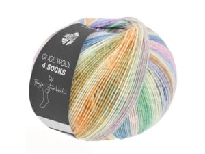 Lana Grossa Cool Wool 4 Socks by Tanja Steinbach kleur 7753