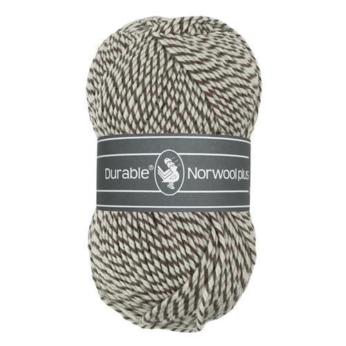 Durable Norwool Plus Sokkenwol 100 gram Kleur M932 Bruin Melée