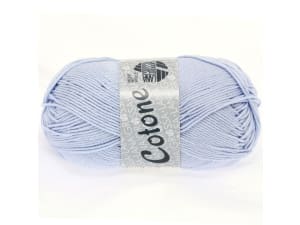 Lana Grossa Cotone kleur 8 Zartblau