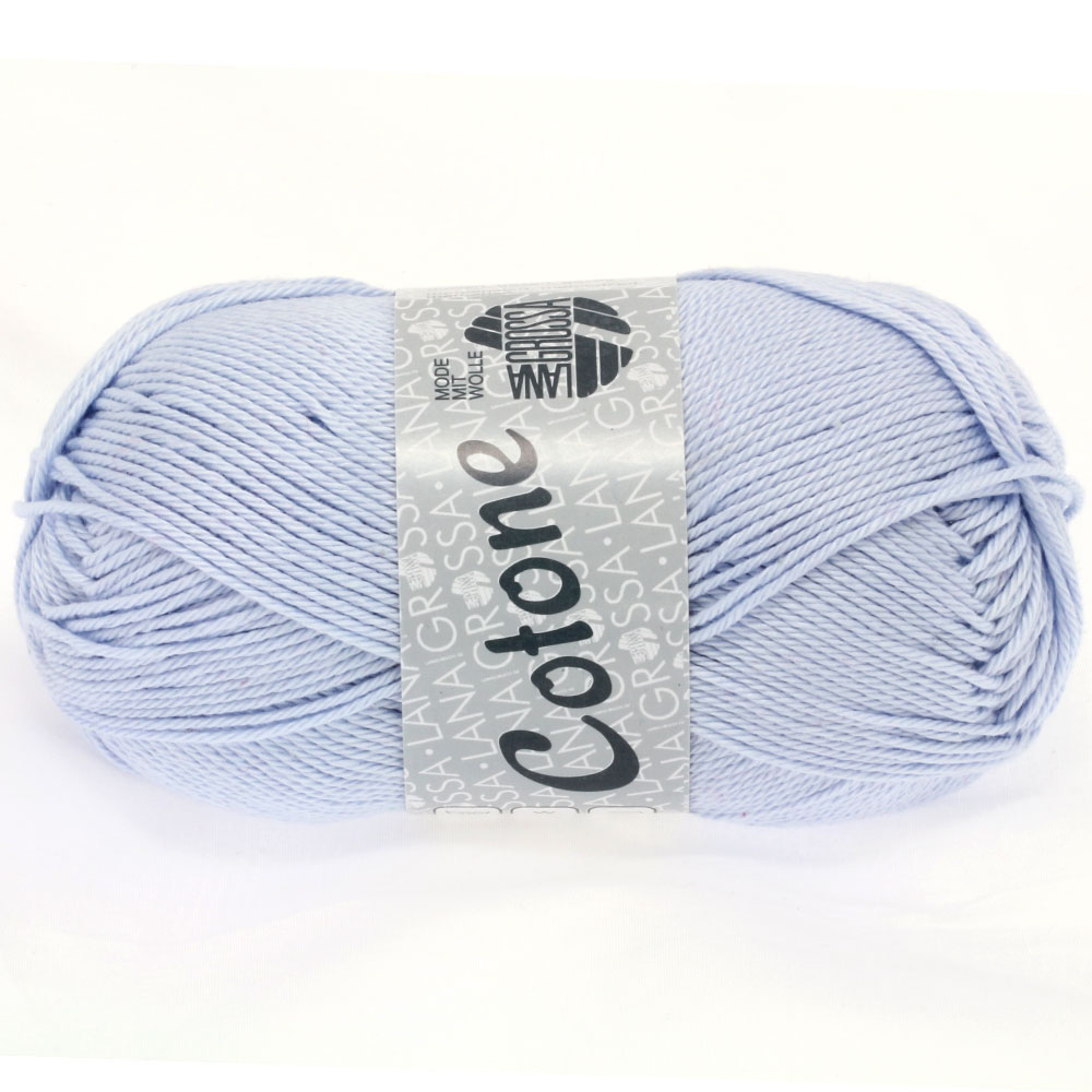 Lana Grossa Cotone kleur 8 Zartblau