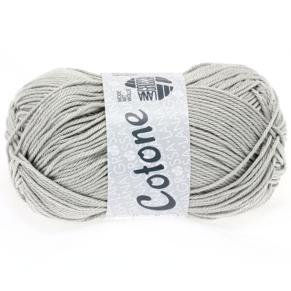 Lana Grossa Cotone kleur 27 Hellgrau