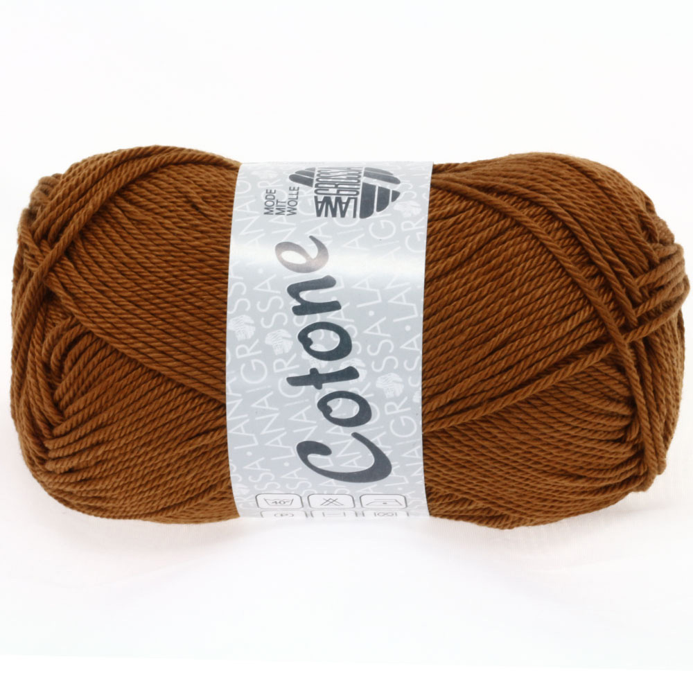 Lana Grossa Cotone kleur 37 Braun