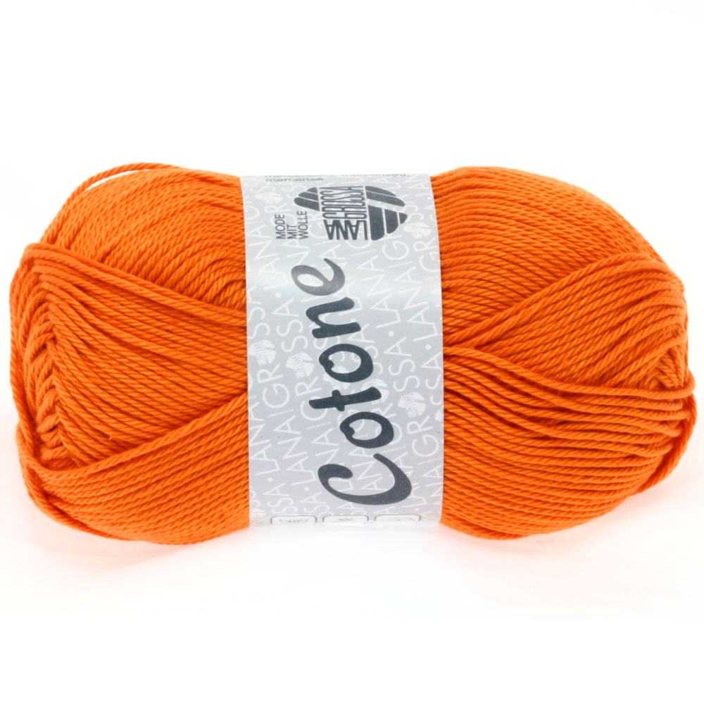 Lana Grossa Cotone kleur 39 Kürbis