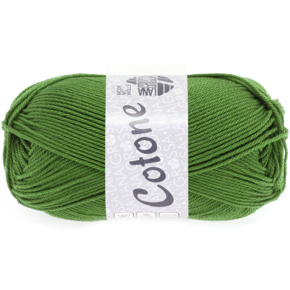 Lana Grossa Cotone kleur 54 Farngrün