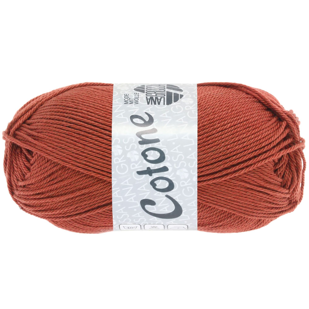 Lana Grossa Cotone kleur 69 Terracotta