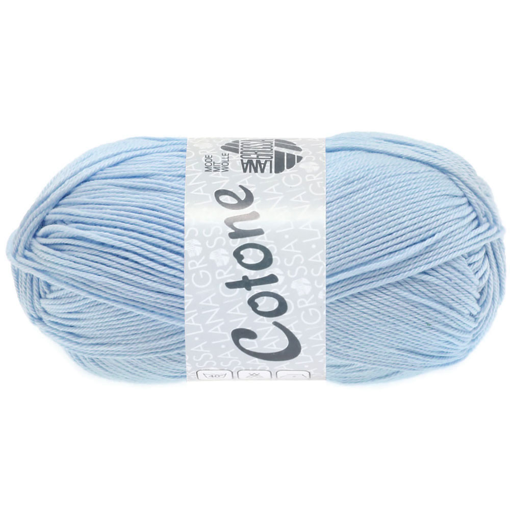 Lana Grossa Cotone kleur 70 Graublau