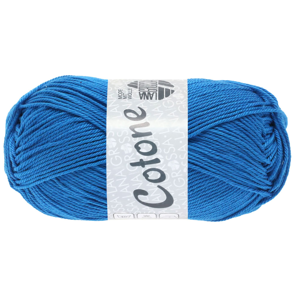 Lana Grossa Cotone kleur 76 Kornblume