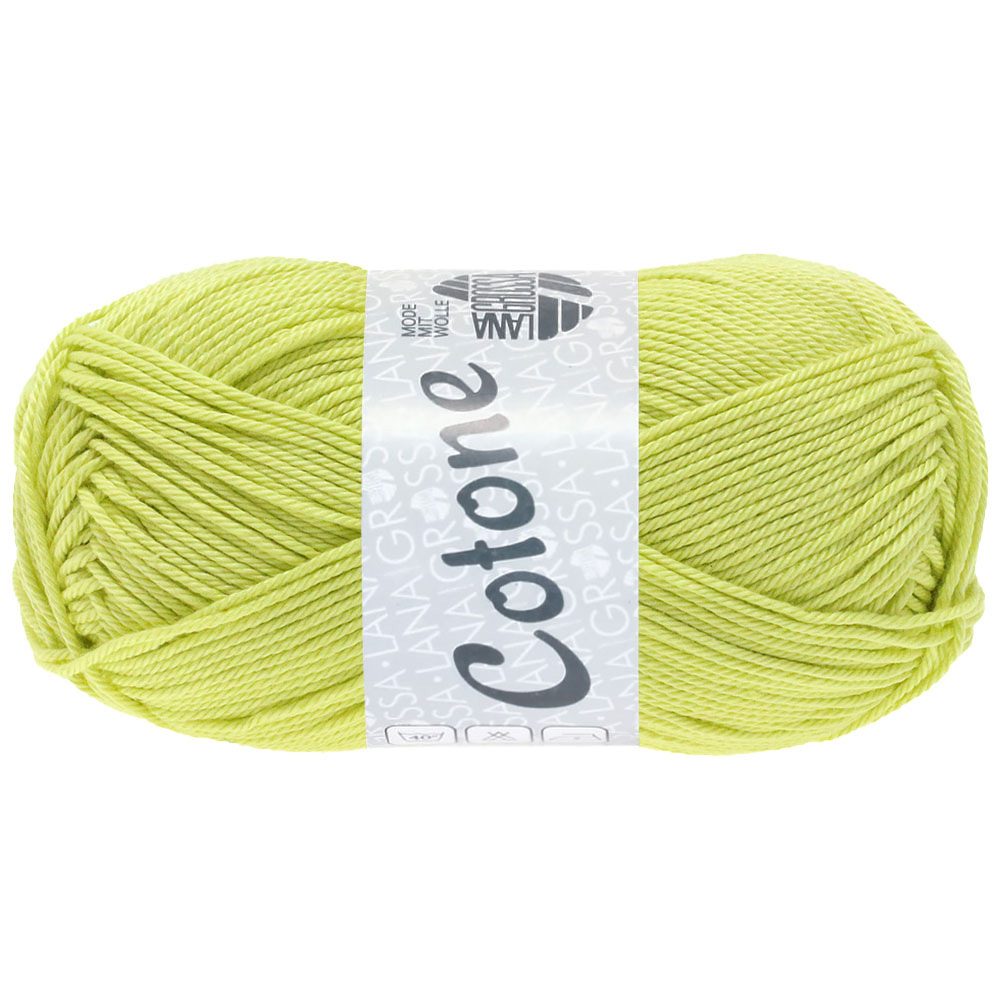Lana Grossa Cotone kleur 77 Zitrusgelb