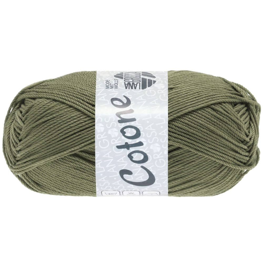 Lana Grossa Cotone kleur 87 Oleandergrün