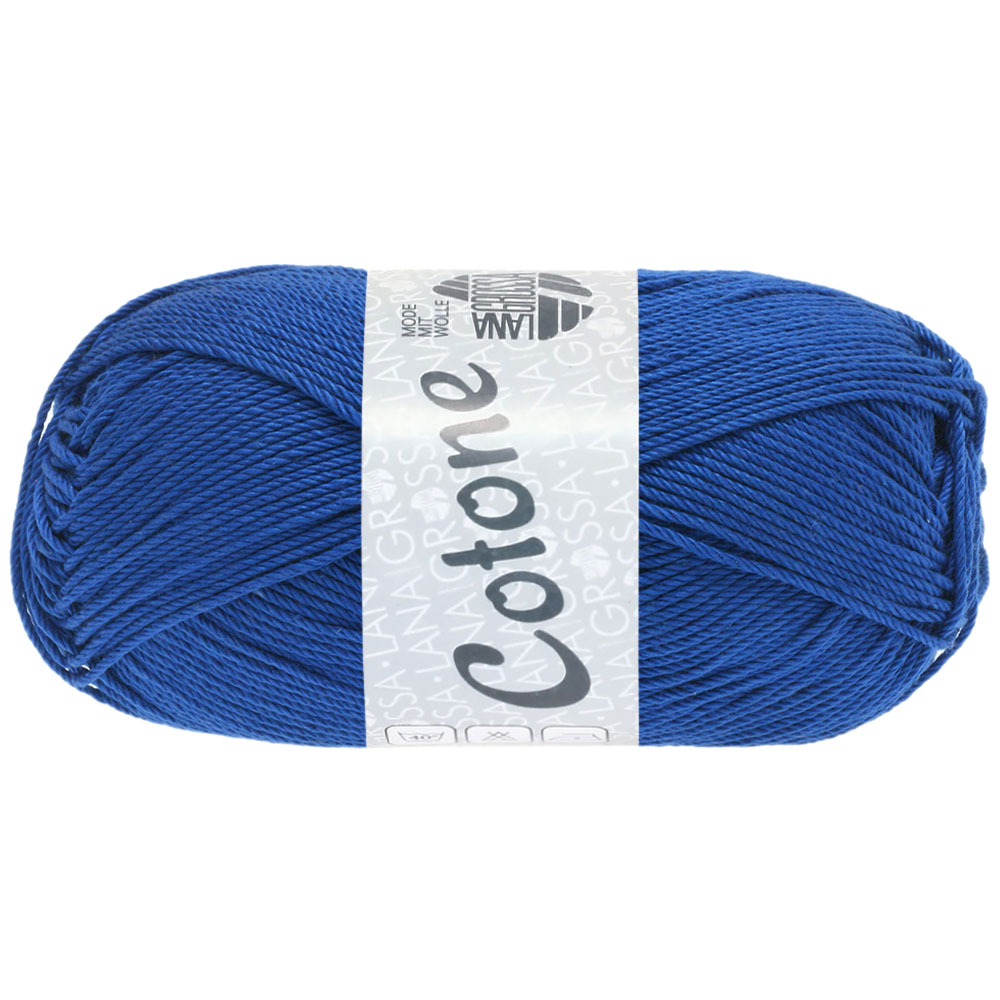 Lana Grossa Cotone kleur 90 Tintenblau