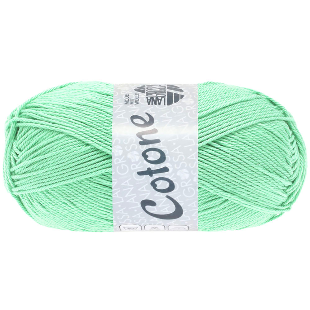 Lana Grossa Cotone kleur 98 Türkisgrün