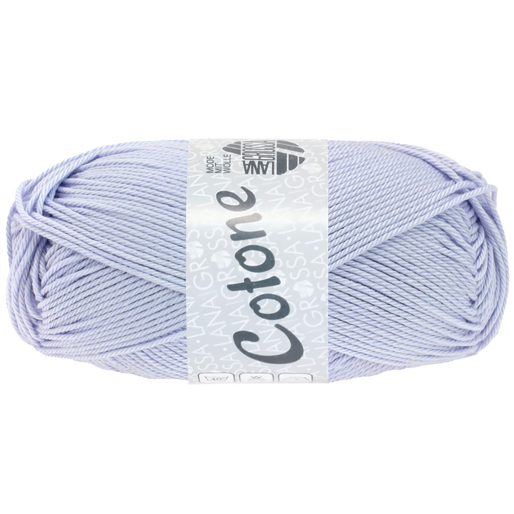 Lana Grossa Cotone kleur 111 zartes Blaulila
