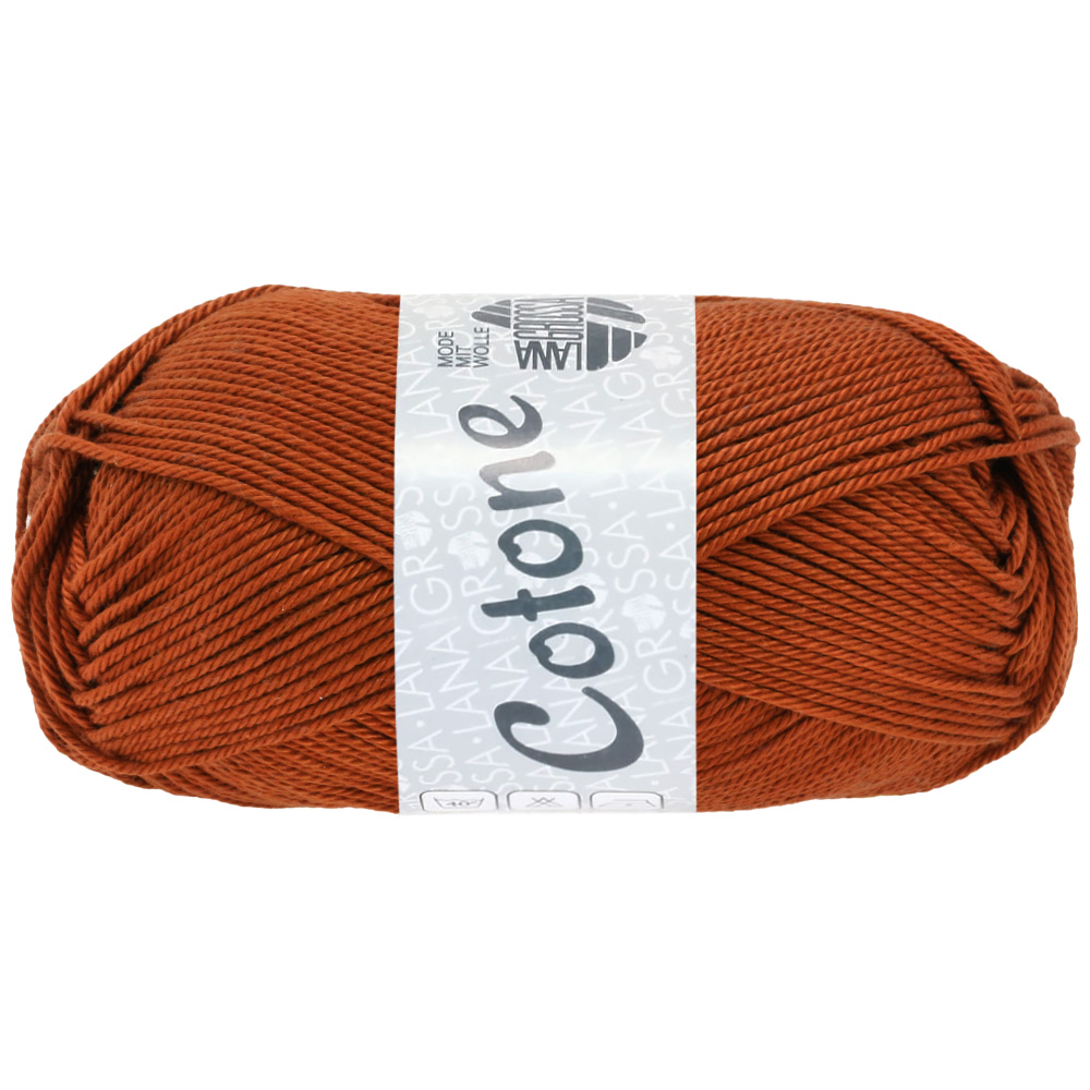 Lana Grossa Cotone kleur 113 Rost