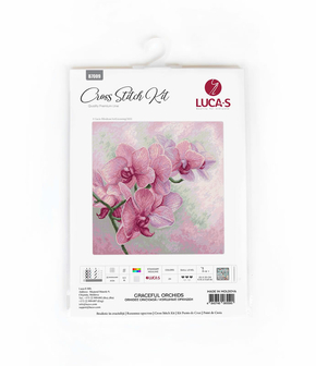 Luca S Borduurpakket GRACEFUL ORCHIDS 25 x 25 cm