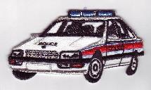Applicatie Politieauto Wit L x B 43mm x 84mm