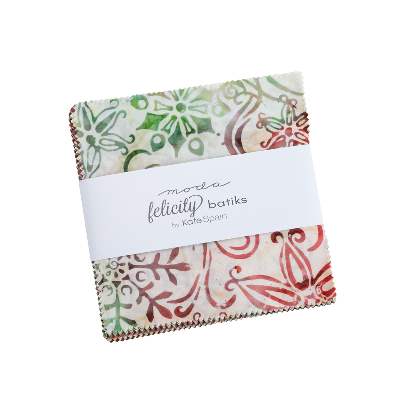 Moda Felicity Batiks charm pack 42 stuks