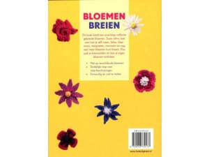 Boek Bloemen breien Susie Johns met 20 veschillende bloemen