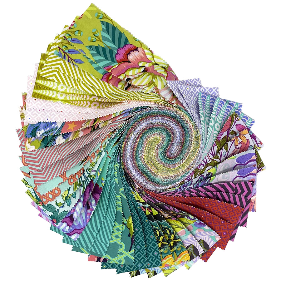 Quiltstof Jelly Roll Moon Garden (40 st) By Tula Pink for free spirit