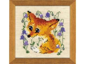 Borduurpakket Little Fox Riolis 13 x 13 cm