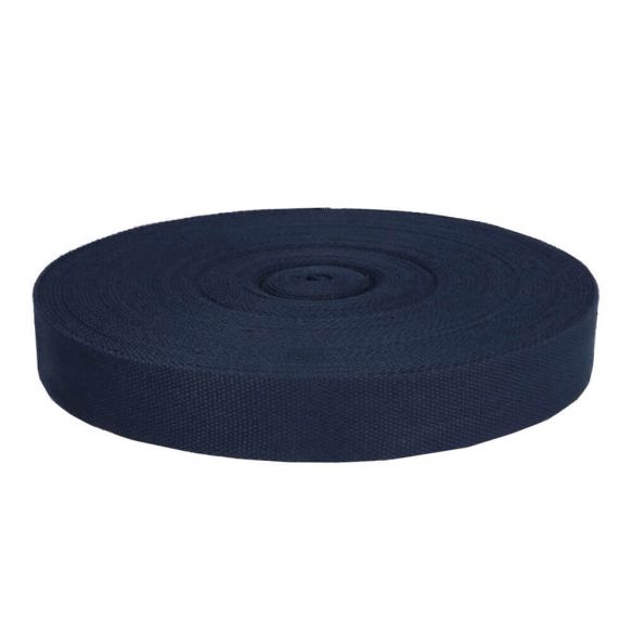Keperband tassenband extra stevig 25 mm Donker Blauw