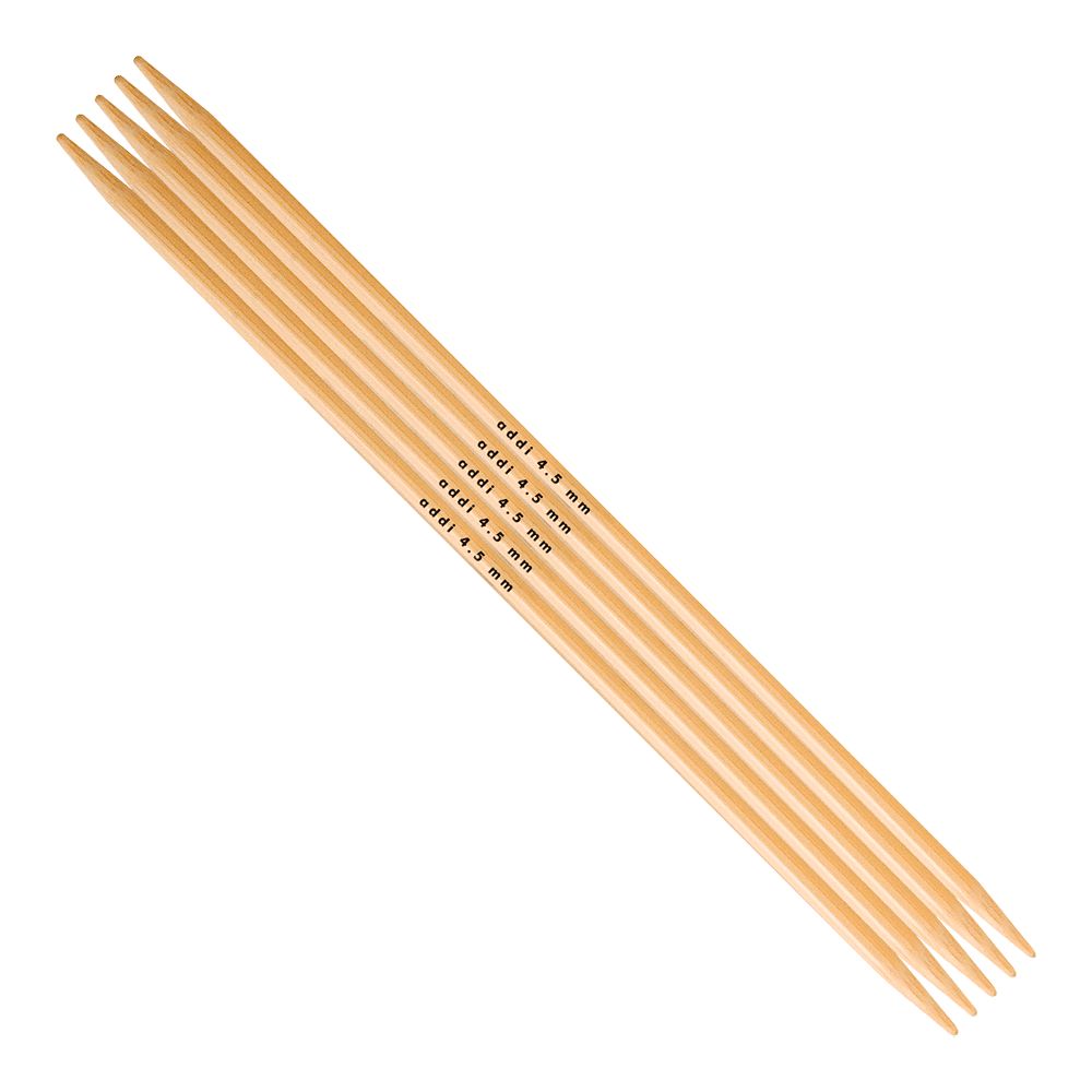 Addi bamboe sokkennaalden 20 cm dikte 2/5 mm 5 stuks