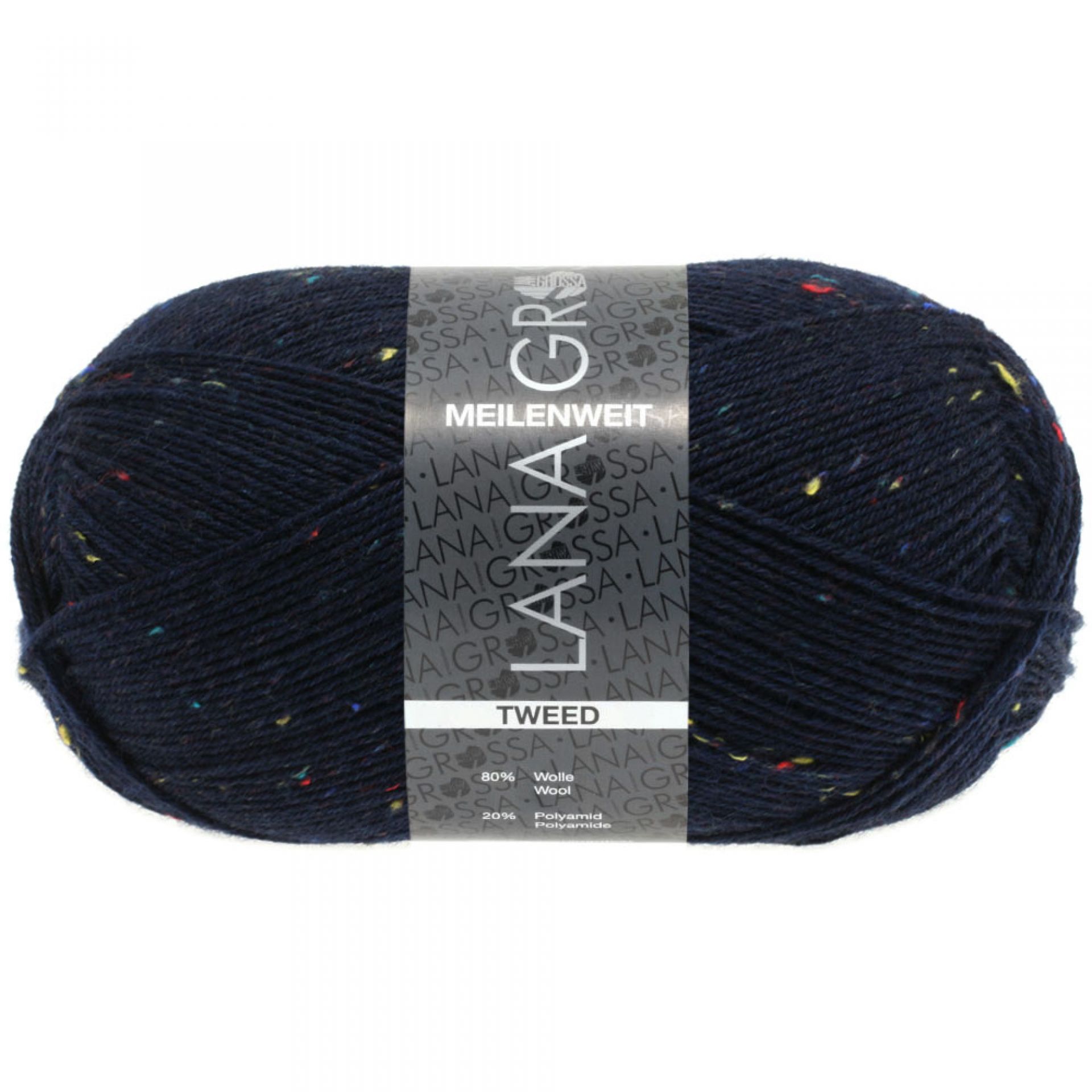 Lana Grossa Meilenweit 100 Tweed kleur 112