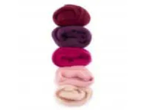 Europese Merino Lontwol - Kleurset 03 Dark Red-Pink (5x10 gram)