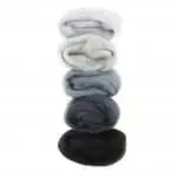 Europese Merino Lontwol - Kleurset 10 Grey-Black (5x10 gram)